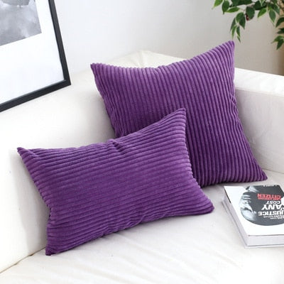 VeluLuxe – Super Soft Corduroy Cushion Cover with Timeless Warmth & Comfort
