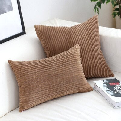 VeluLuxe – Super Soft Corduroy Cushion Cover with Timeless Warmth & Comfort