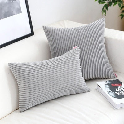 VeluLuxe – Super Soft Corduroy Cushion Cover with Timeless Warmth & Comfort