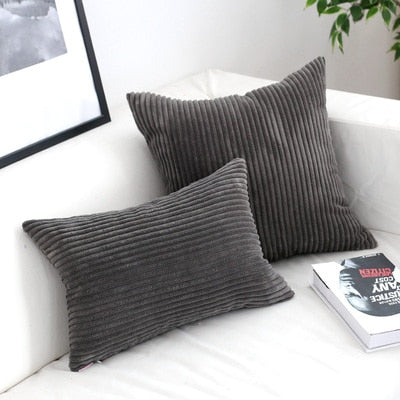 VeluLuxe – Super Soft Corduroy Cushion Cover with Timeless Warmth & Comfort