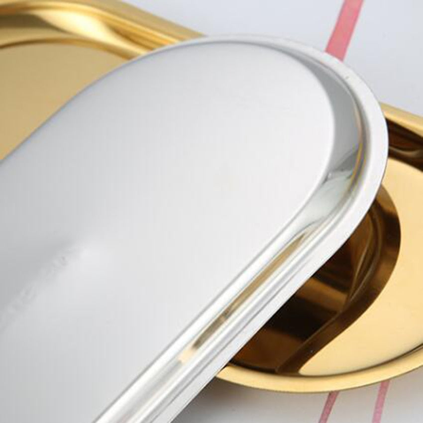 LumeTray – Minimalistic Metal Display Tray for Stylish Organization