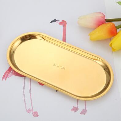 LumeTray – Minimalistic Metal Display Tray for Stylish Organization