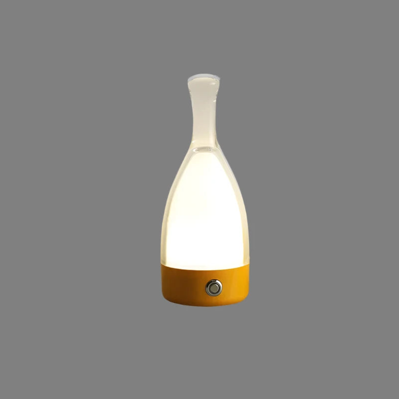 BottleGlow – Rechargeable Night Light in Wine Glass Shape for an Atmospheric Interior