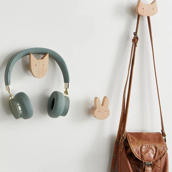 NordicPals – Playful Wooden Wall Hooks with Scandinavian Elegance
