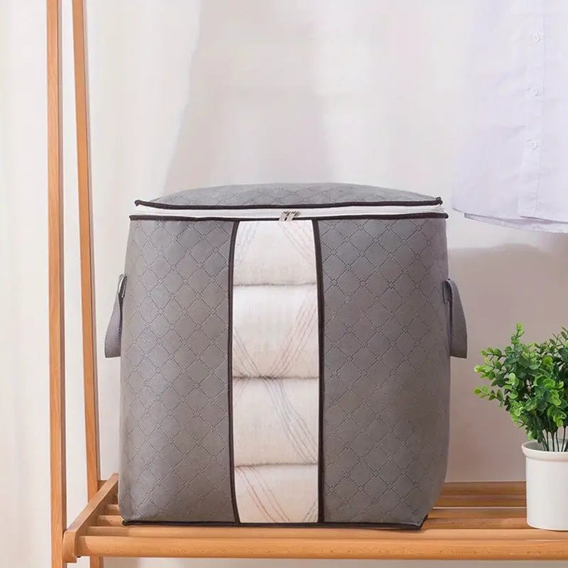 LumiFold Luxe Foldable Storage Bag – Stylish Fabric Organizer for an Organized Interior