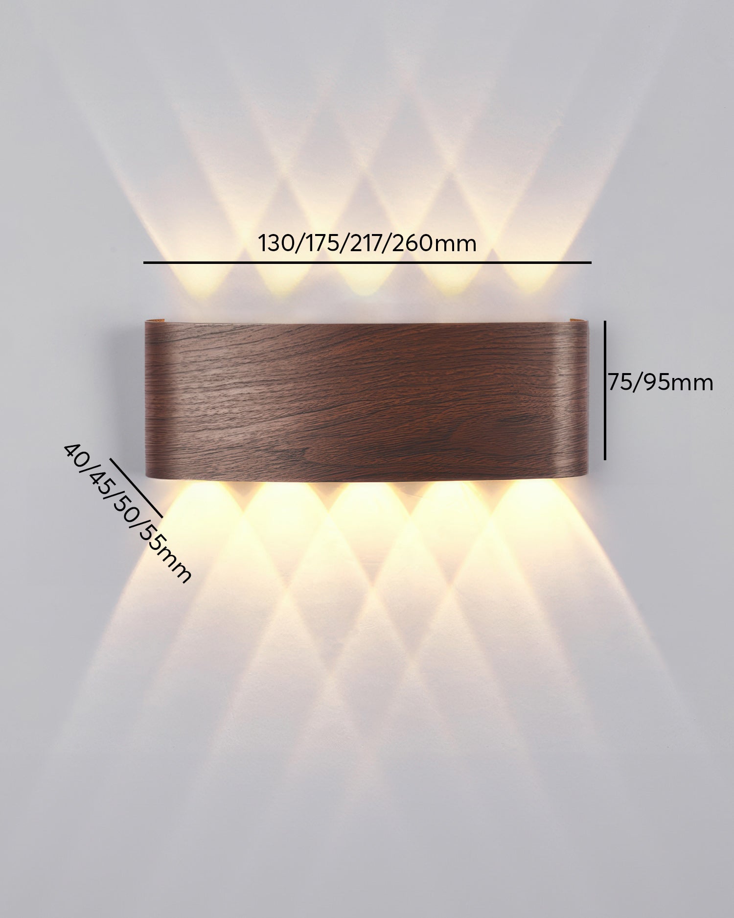 LumiCraft – Luxury Wall Lamp with Wood Grain for a Timeless Atmosphere