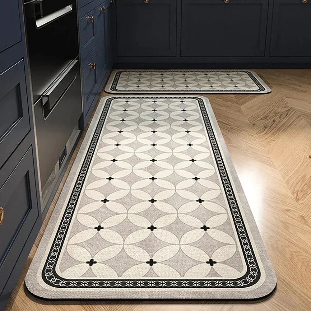 VeloraTex Luxe Kitchen Mat – Stylish Non-slip Textile Mat for a Warm & Cozy Interior
