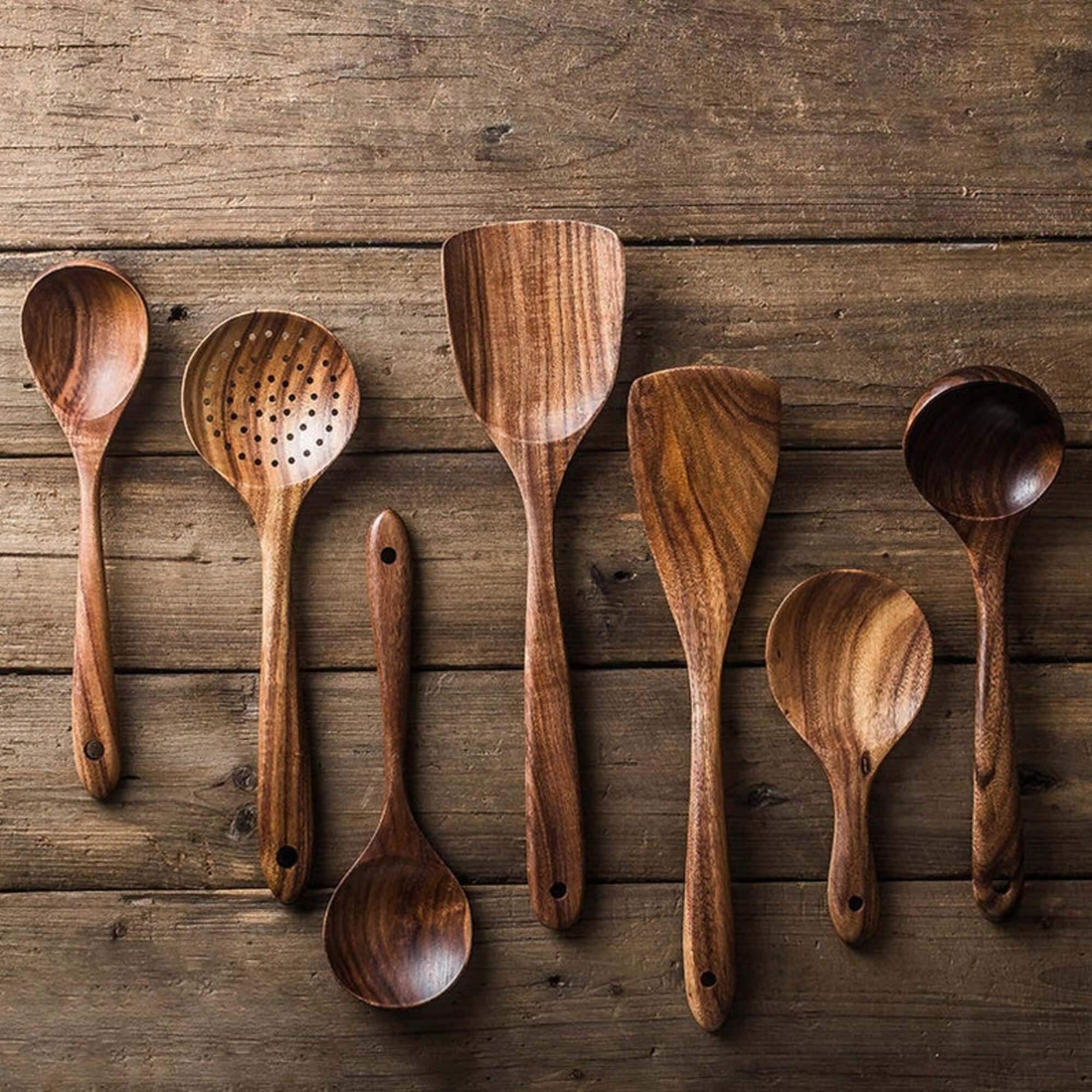 TeakTouch – Luxury Wooden Cookware Set with Authentic Handmade Details