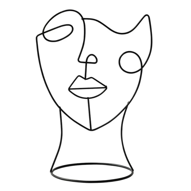 ArteLinea – Elegant Metal Wall Decoration with Abstract Line Art for Stylish Interiors