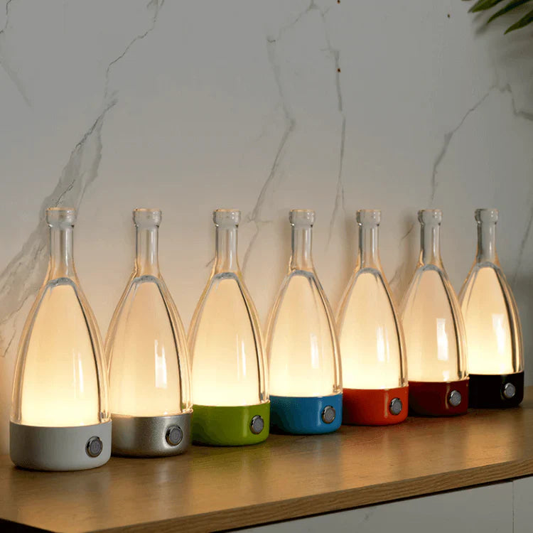 BottleGlow – Rechargeable Night Light in Wine Glass Shape for an Atmospheric Interior