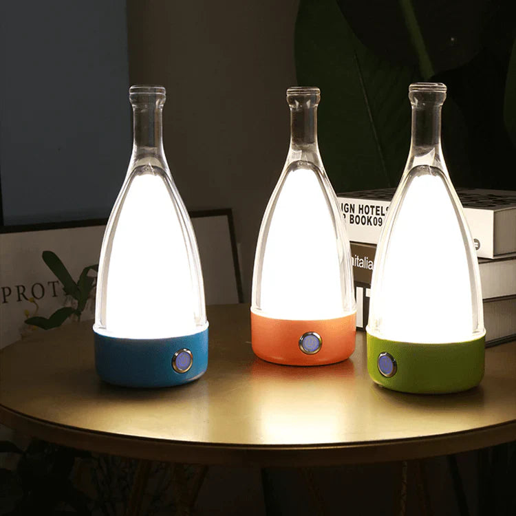 BottleGlow – Rechargeable Night Light in Wine Glass Shape for an Atmospheric Interior