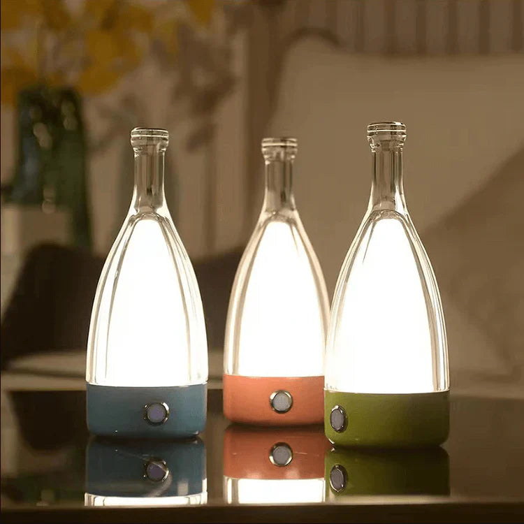 BottleGlow – Rechargeable Night Light in Wine Glass Shape for an Atmospheric Interior