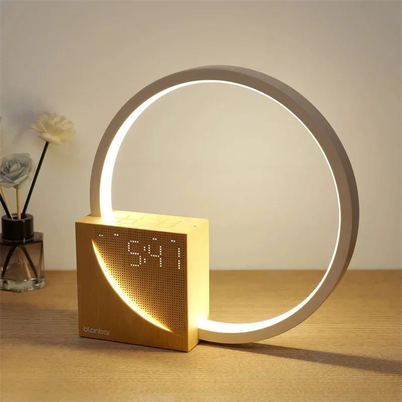 TouchGlow – Stylish Night Lamp with Touch Control and Alarm Clock Function