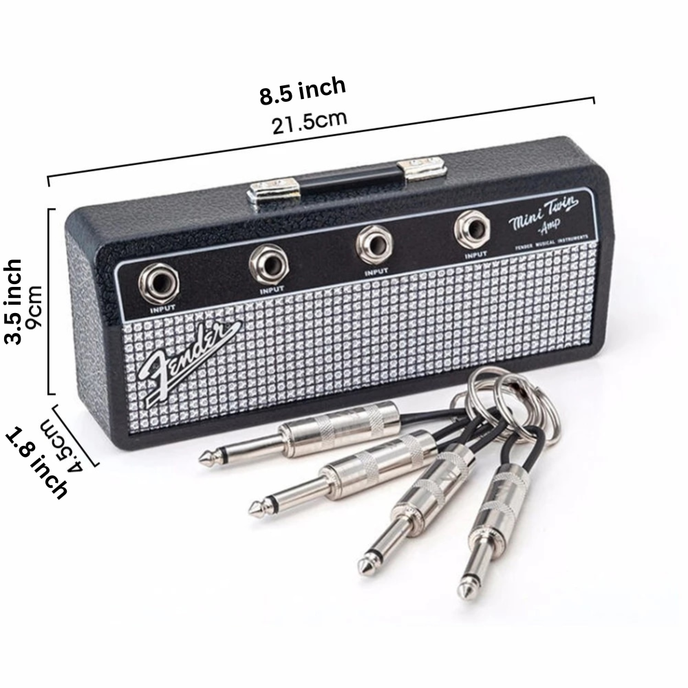 RockKey – Functional Guitar Amplifier Key Holder with Musical Flair