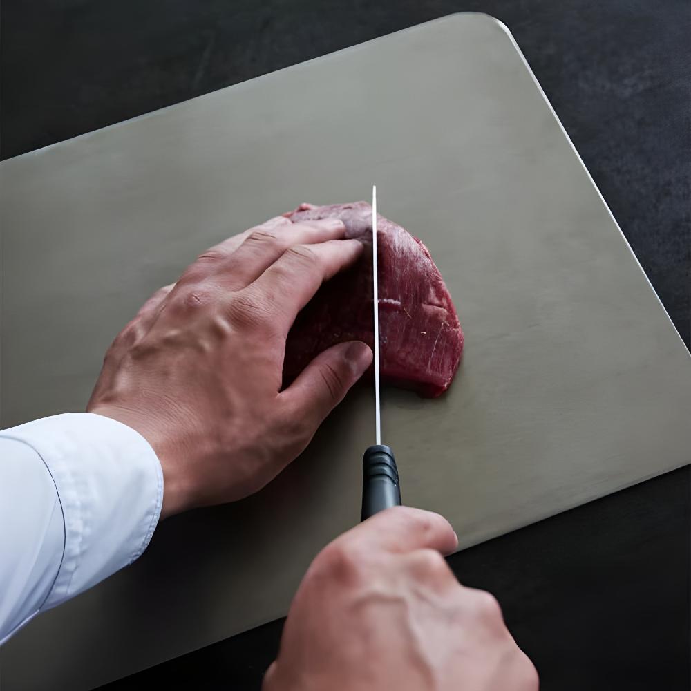 SteelEdge – Hygienic Stainless Steel Cutting Board for Sustainable Kitchen Work