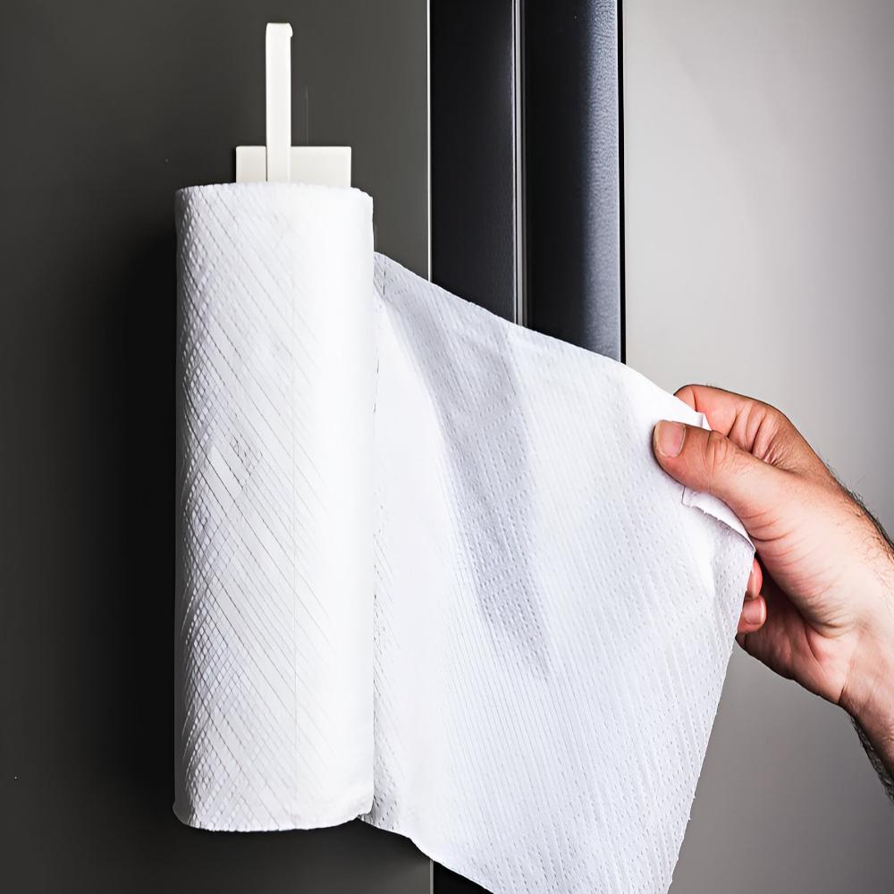 SleekMount – Minimalist Wall Holder for Kitchen Roll & Multi-Functional Use