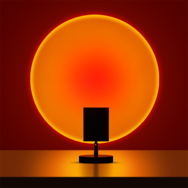SunsetGlow – Retro Table Lamp with Elegant Sunset Design for a Warm Atmosphere