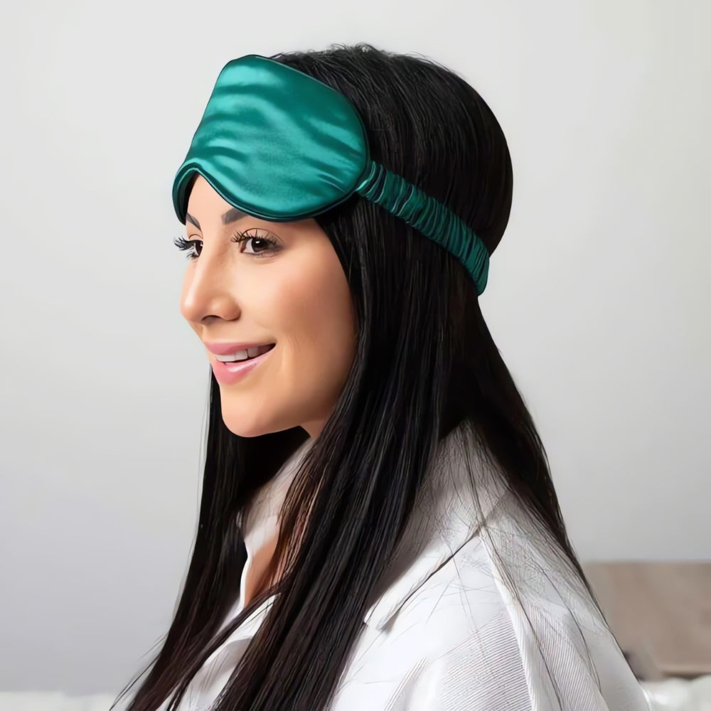 LuxeSlumber – Zijdezacht Slaapmasker met Ultiem Comfort & Lichtblokkering
