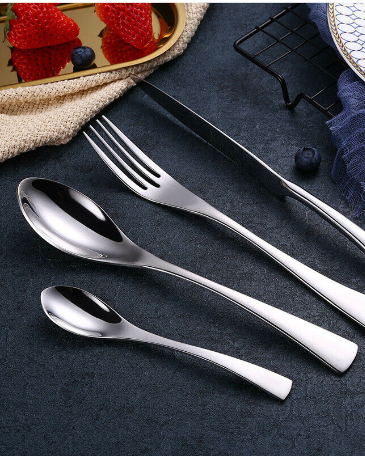 Élan Luxe – Refined Cutlery Set with Timeless Elegance for a Stylish Table Setting