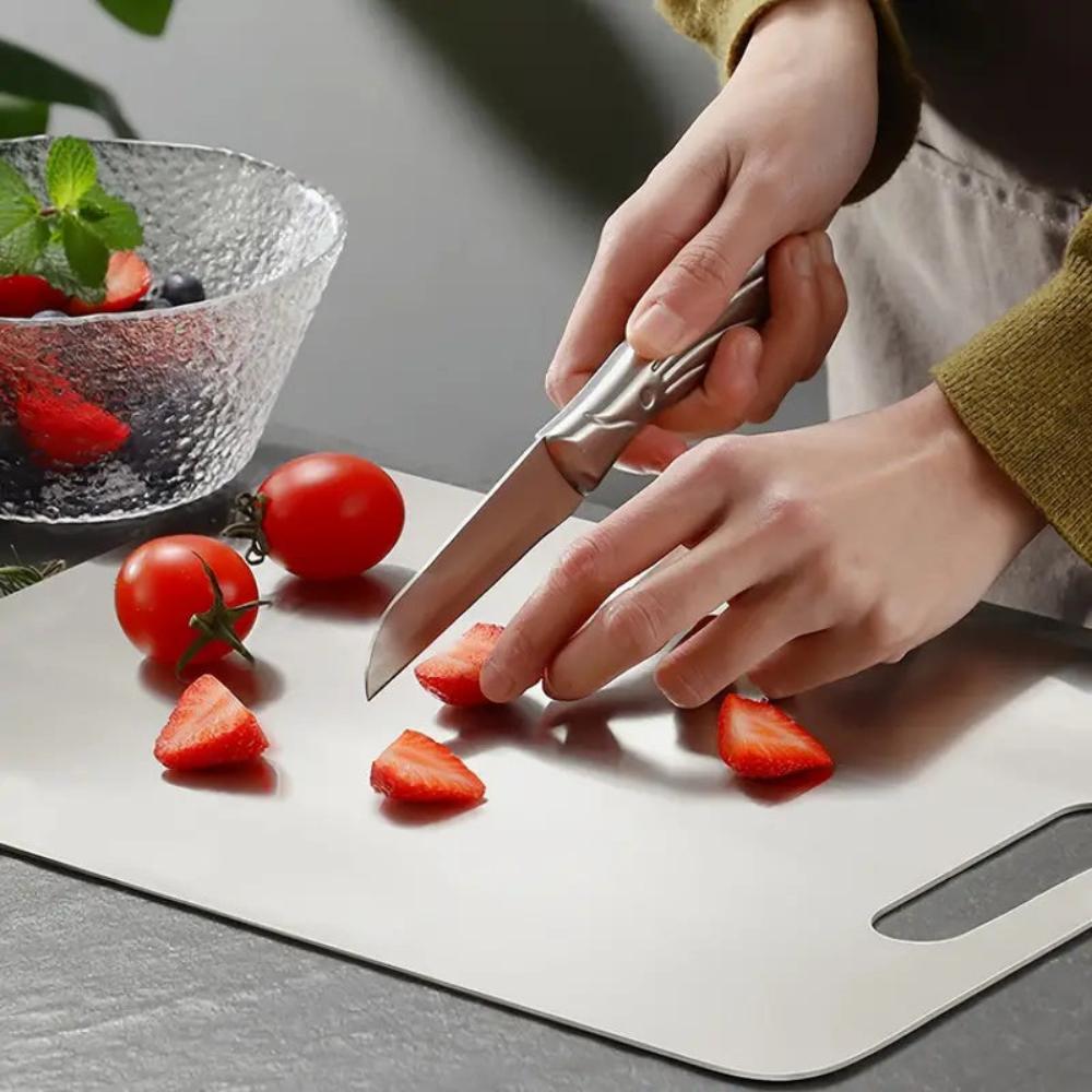 SteelEdge – Hygienic Stainless Steel Cutting Board for Sustainable Kitchen Work