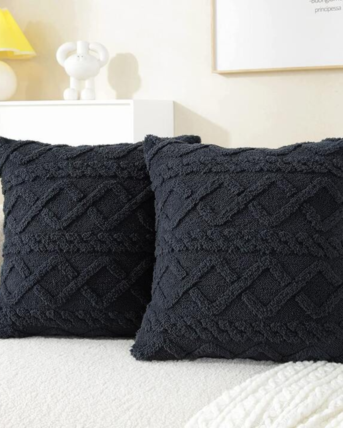 ZenWeave – Luxe Relief Cushion with Subtle Geometric Design for a Stylish Interior