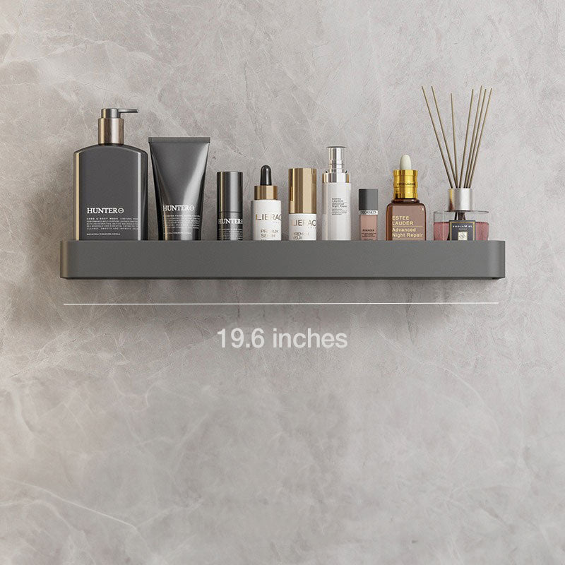 UrbanShelf – Modern Floating Bathroom Shelves with Self-Adhesive Installation and Towel Holder
