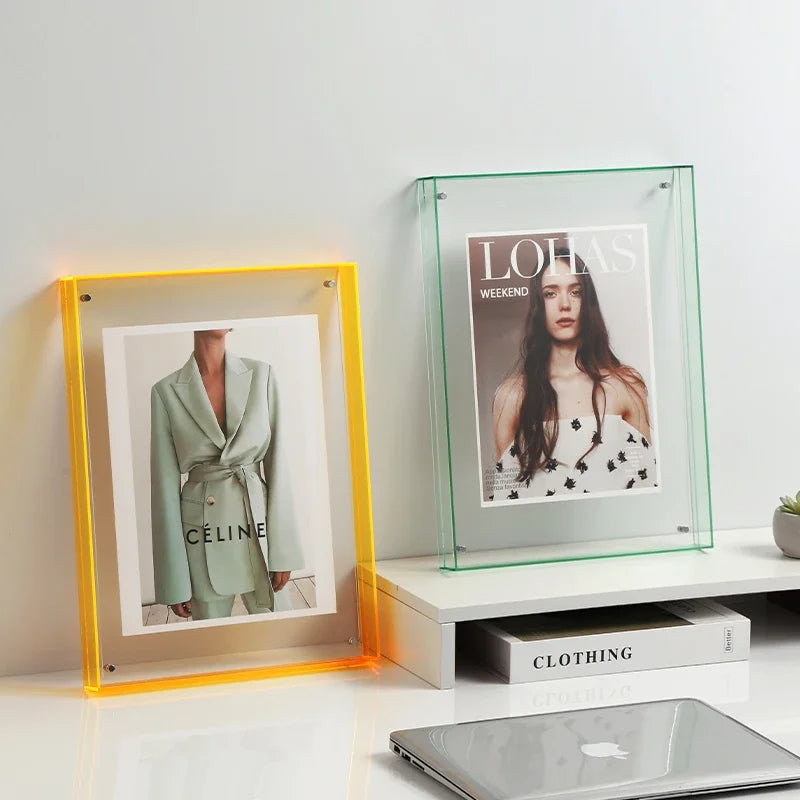 LumiFrame Elegant Acrylic Photo Frame – For a Colorful and Stylish Interior