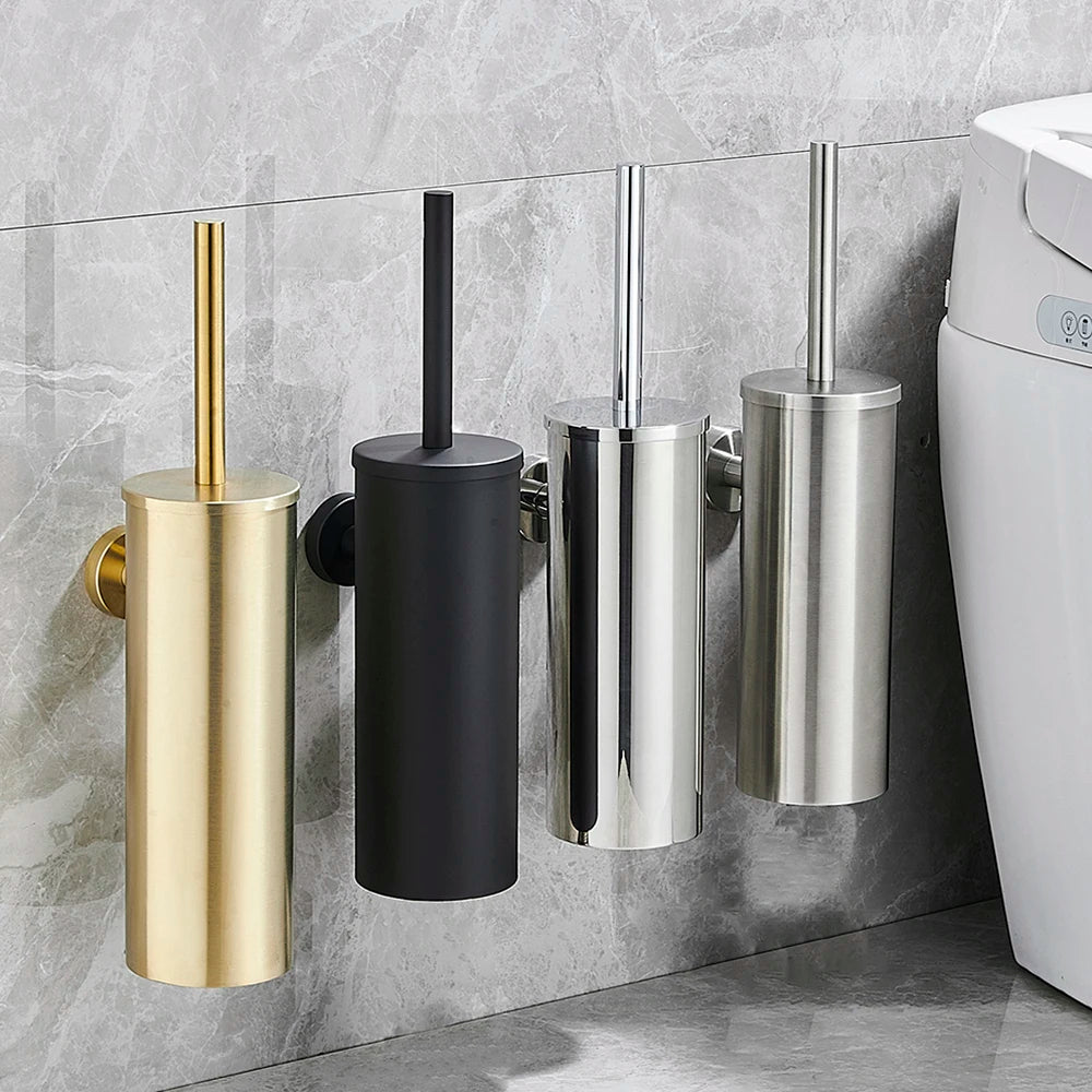 PureForm Luxe Wall-Mounted Toilet Brush – Stylish Hygiene for a Modern Interior