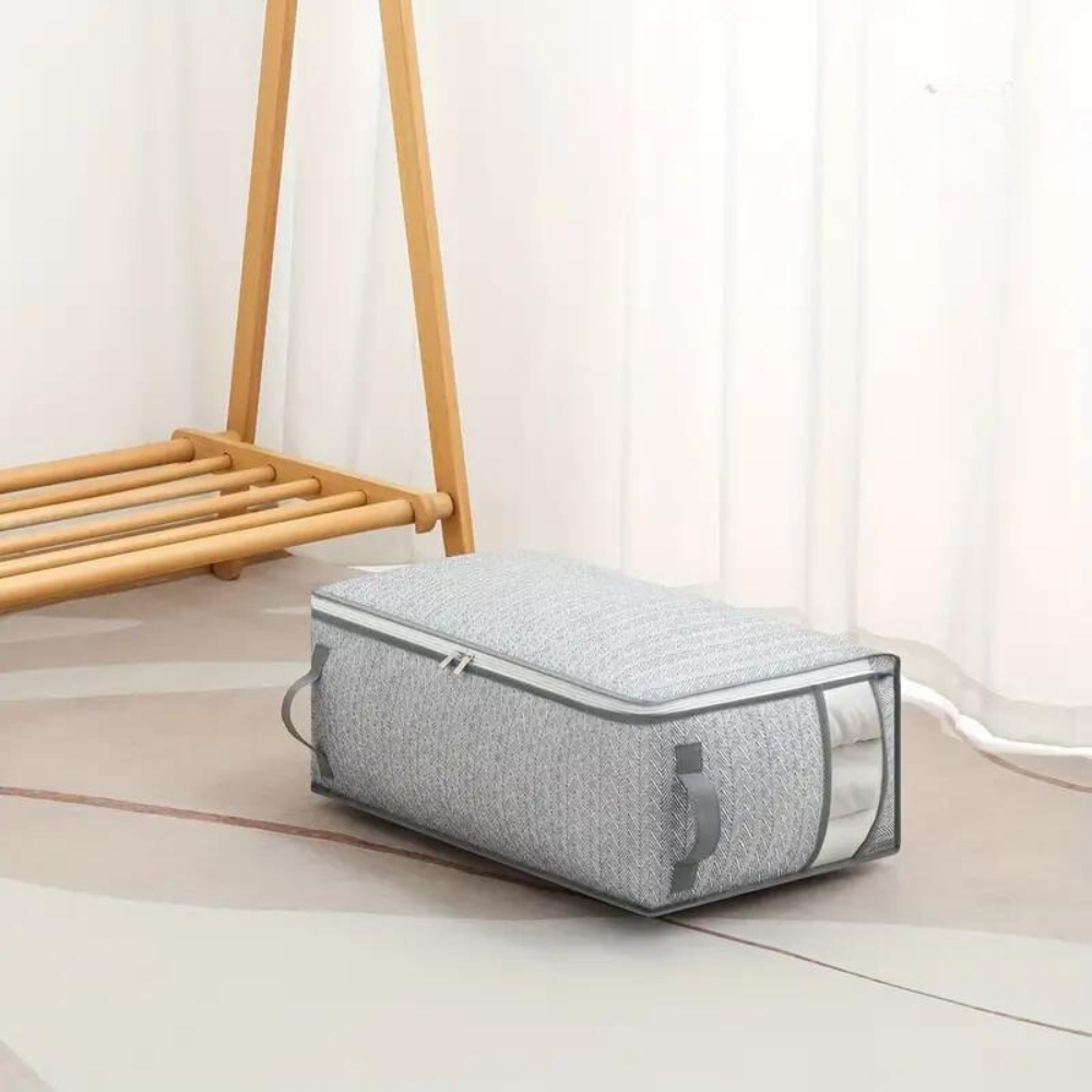 LunaFold Luxe Storage Bag – Stylish Solution for Blankets & Seasonal Clothing