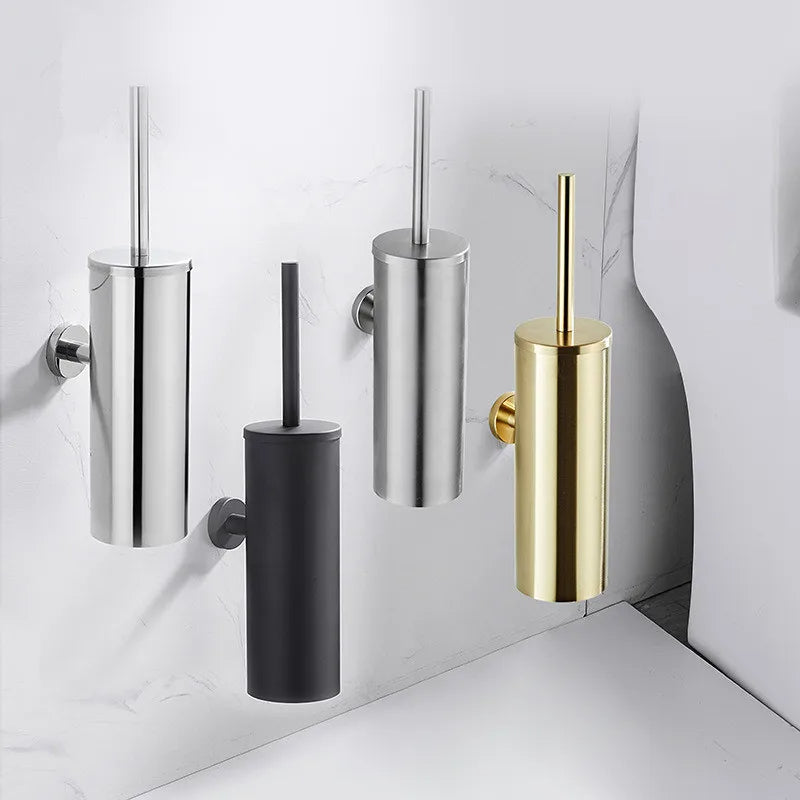 PureForm Luxe Wall-Mounted Toilet Brush – Stylish Hygiene for a Modern Interior