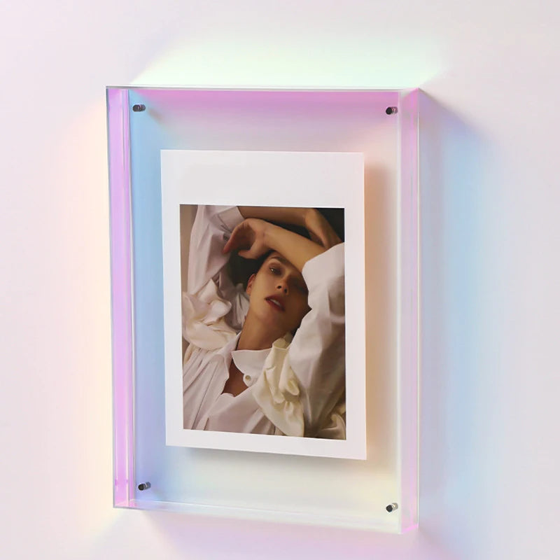LumiFrame Elegant Acrylic Photo Frame – For a Colorful and Stylish Interior