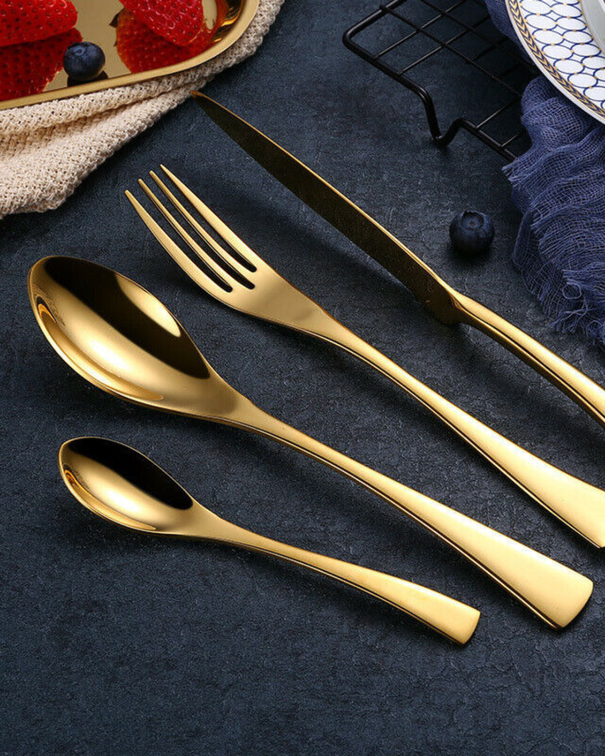 Élan Luxe – Refined Cutlery Set with Timeless Elegance for a Stylish Table Setting