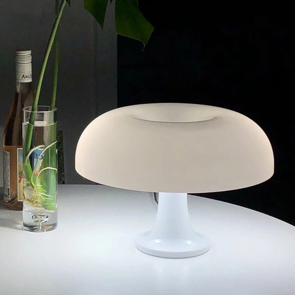 MushRoomGlow – Vintage Tafellamp met Houten Design voor een Knusse Sfeer