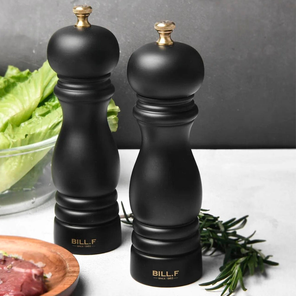 AurumTaste Luxe Wooden Pepper and Salt Set – Timeless Elegant Touch for a Stylish Kitchen