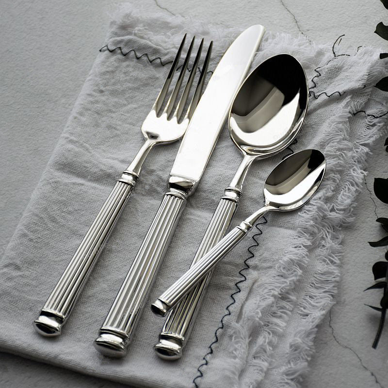 Emilia Roman – Luxe Cutlery Set of 18/10 Stainless Steel with Refined Finish