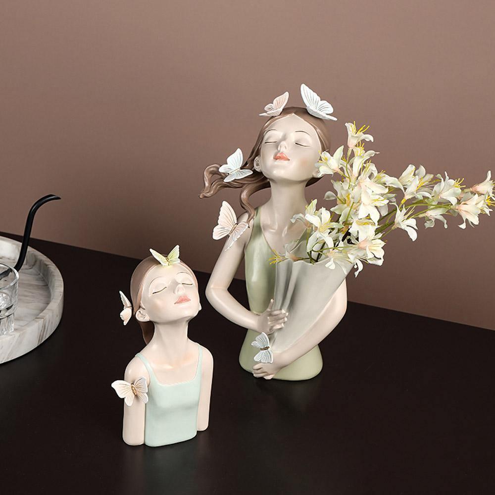 FloraGrace – Enchanting Woodland Sculpture with Butterflies and Flowers