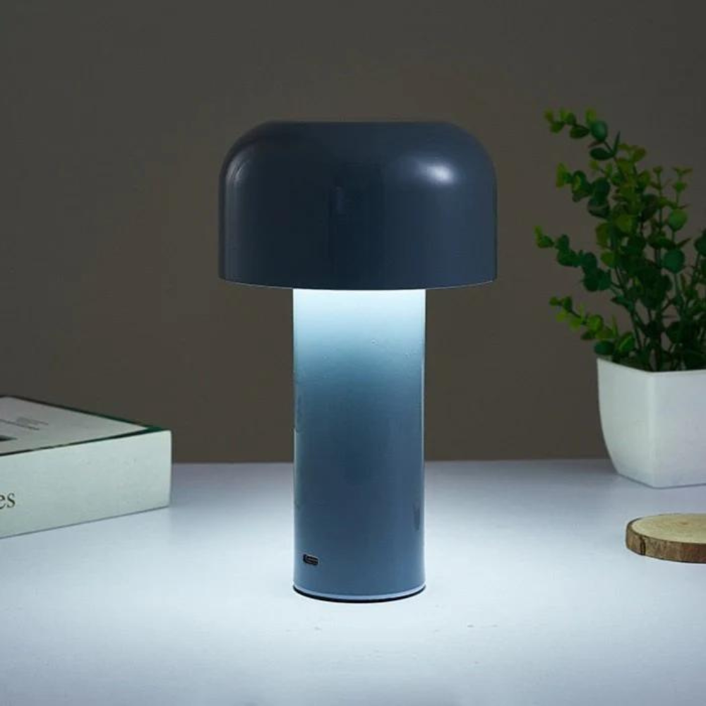 MushLuxe – Cordless Table Lamp with Mushroom Design for Cozy Corners