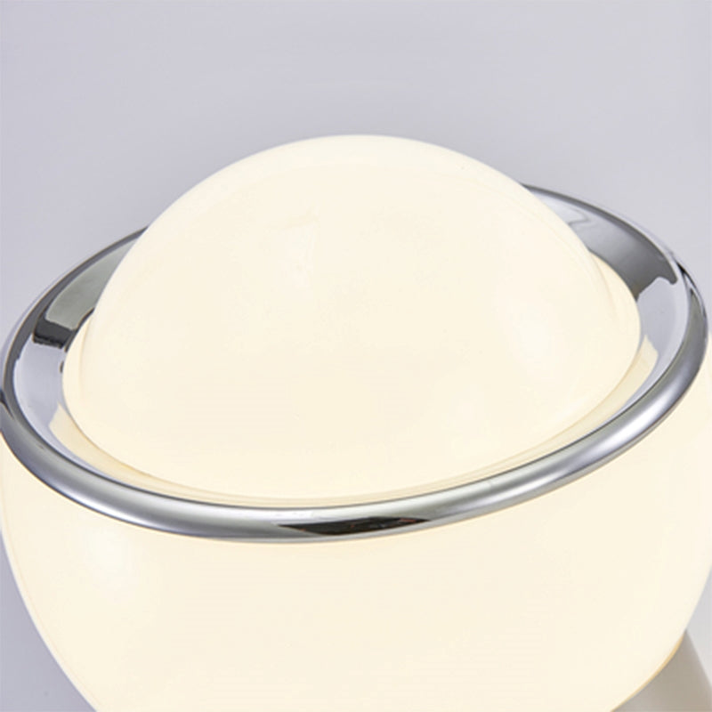 OpalGlow – Minimalist Bauhaus Table Lamp with Elegant Opal Gloss