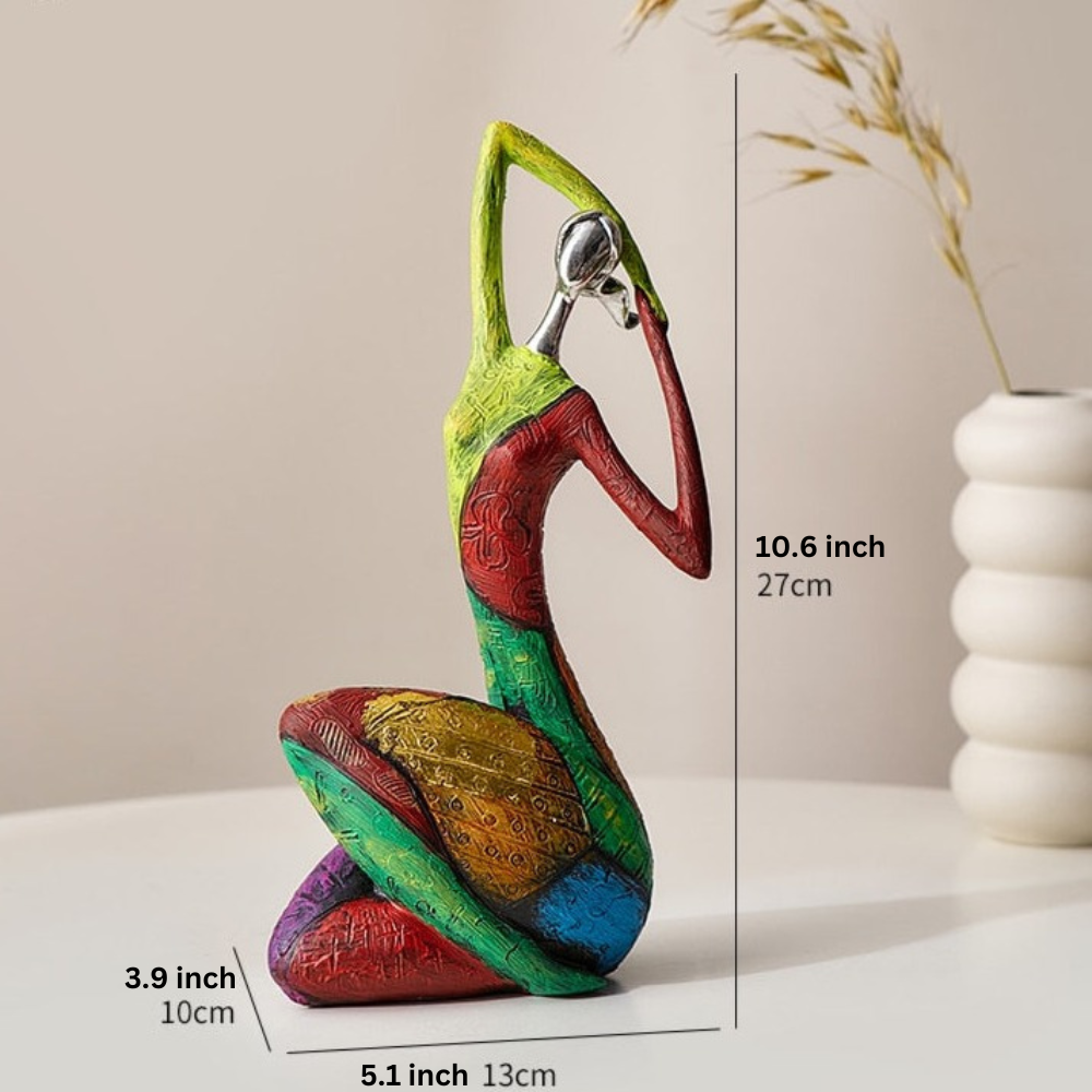 VividMuse – Abstract Women Sculptures with Colorful Elegance