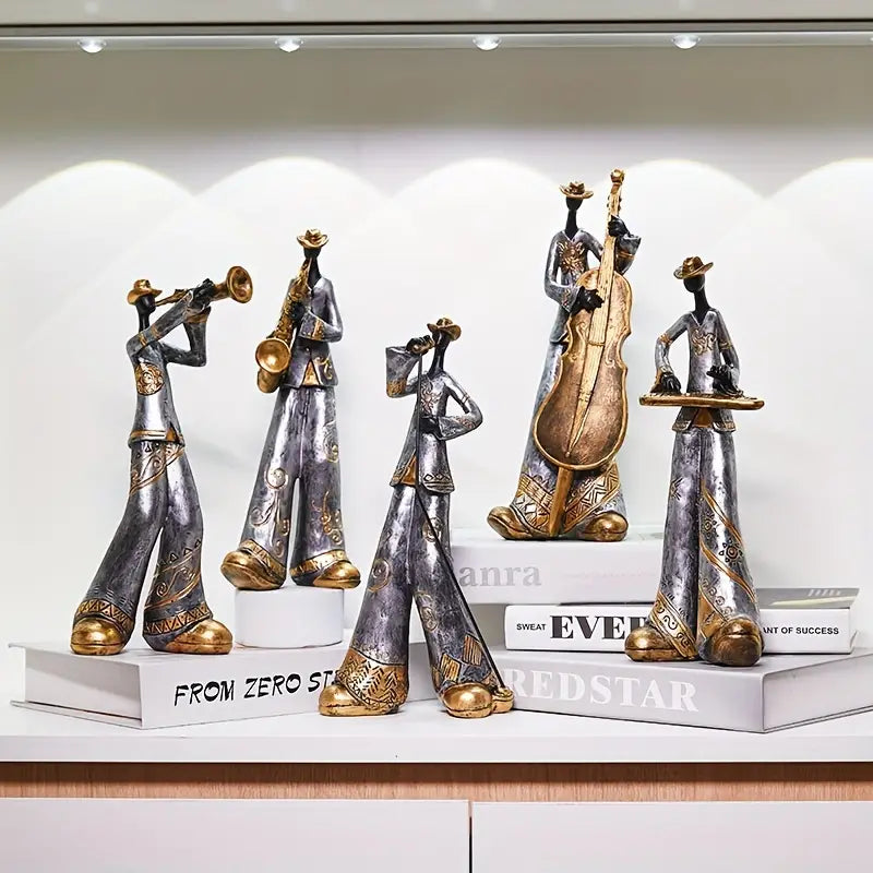 Jazz Vibes – Figurines of a Rhythmic Jazz Ensemble