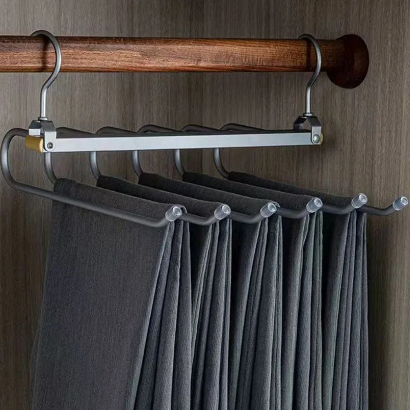 SpaceLuxe – Innovative Aluminum Trouser Hanger with Slim Design