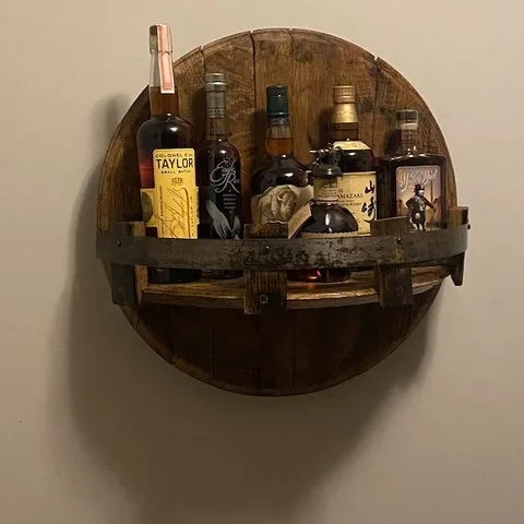 WoodLuxe – Robust Wooden Drinks Display for Stylish Presentation