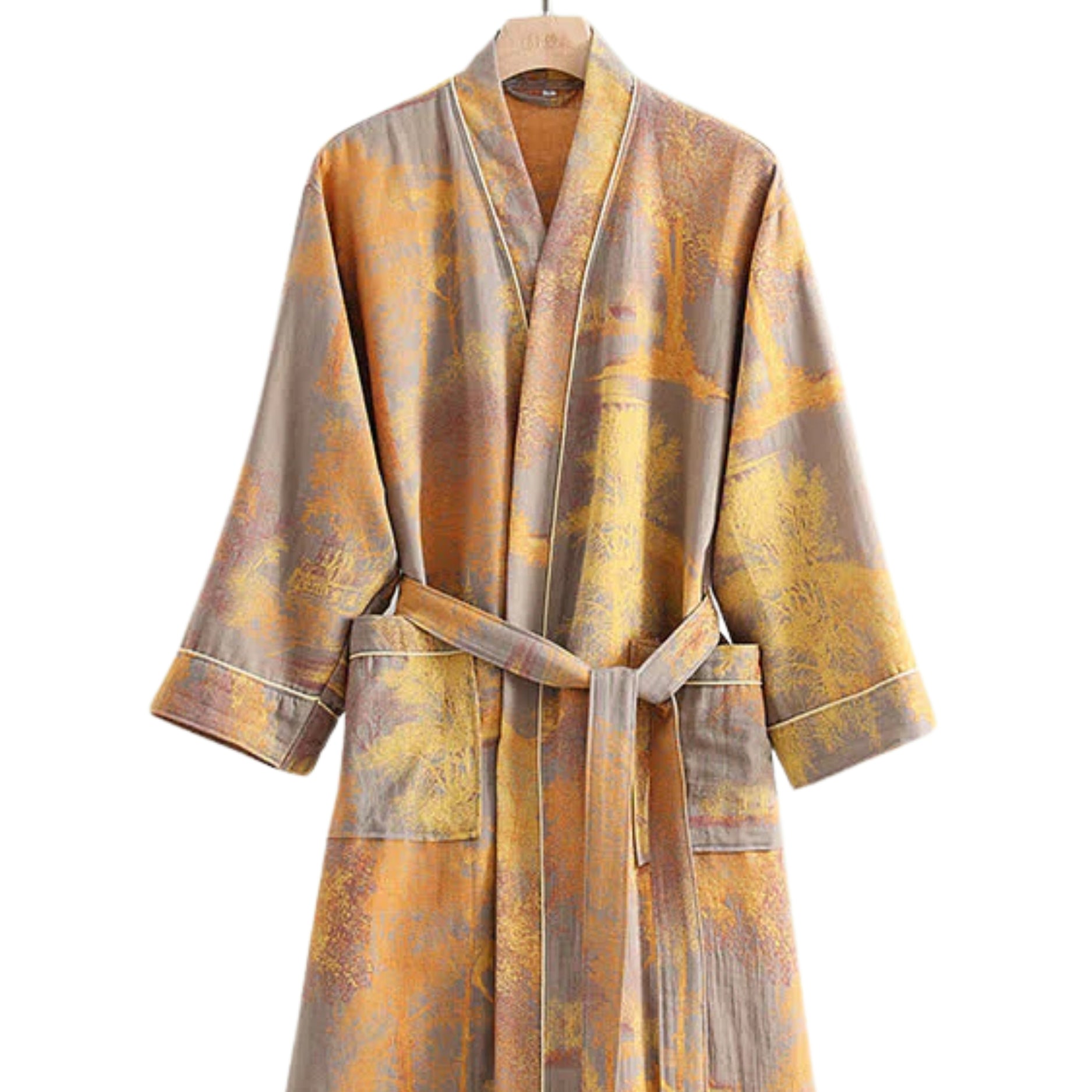 SereniLuxe – Ademend & Elegant Badjas in Kimono-Stijl voor Ultieme Ontspanning