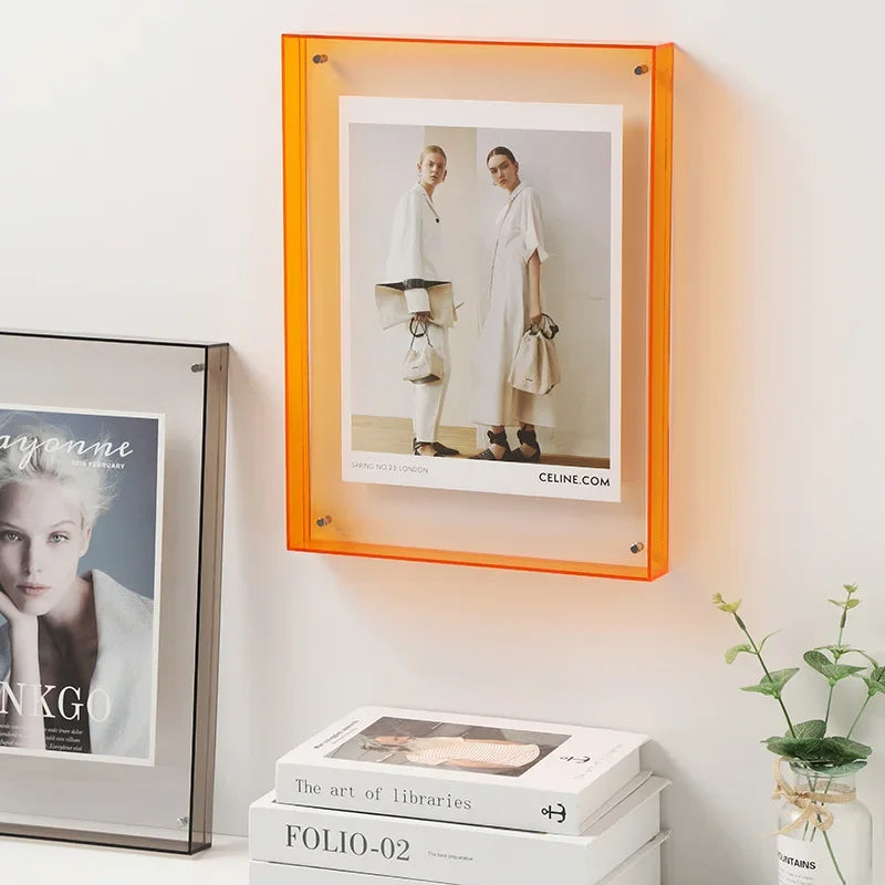 LumiFrame Elegant Acrylic Photo Frame – For a Colorful and Stylish Interior