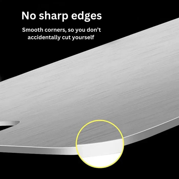 TitanEdge – 100% Stainless Steel Antibacterial Cutting Board for Hygienic and Durable Cooking