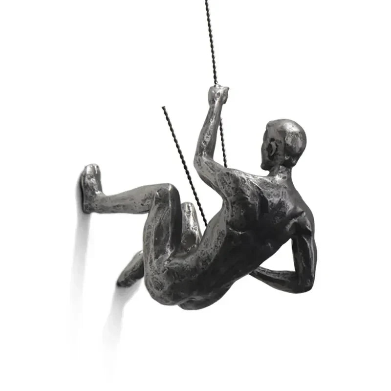 ClimbArt – Creative Climbing Man Wall Decoration Set with Artistic Charm