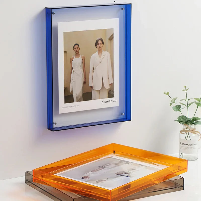 LumiFrame Elegant Acrylic Photo Frame – For a Colorful and Stylish Interior
