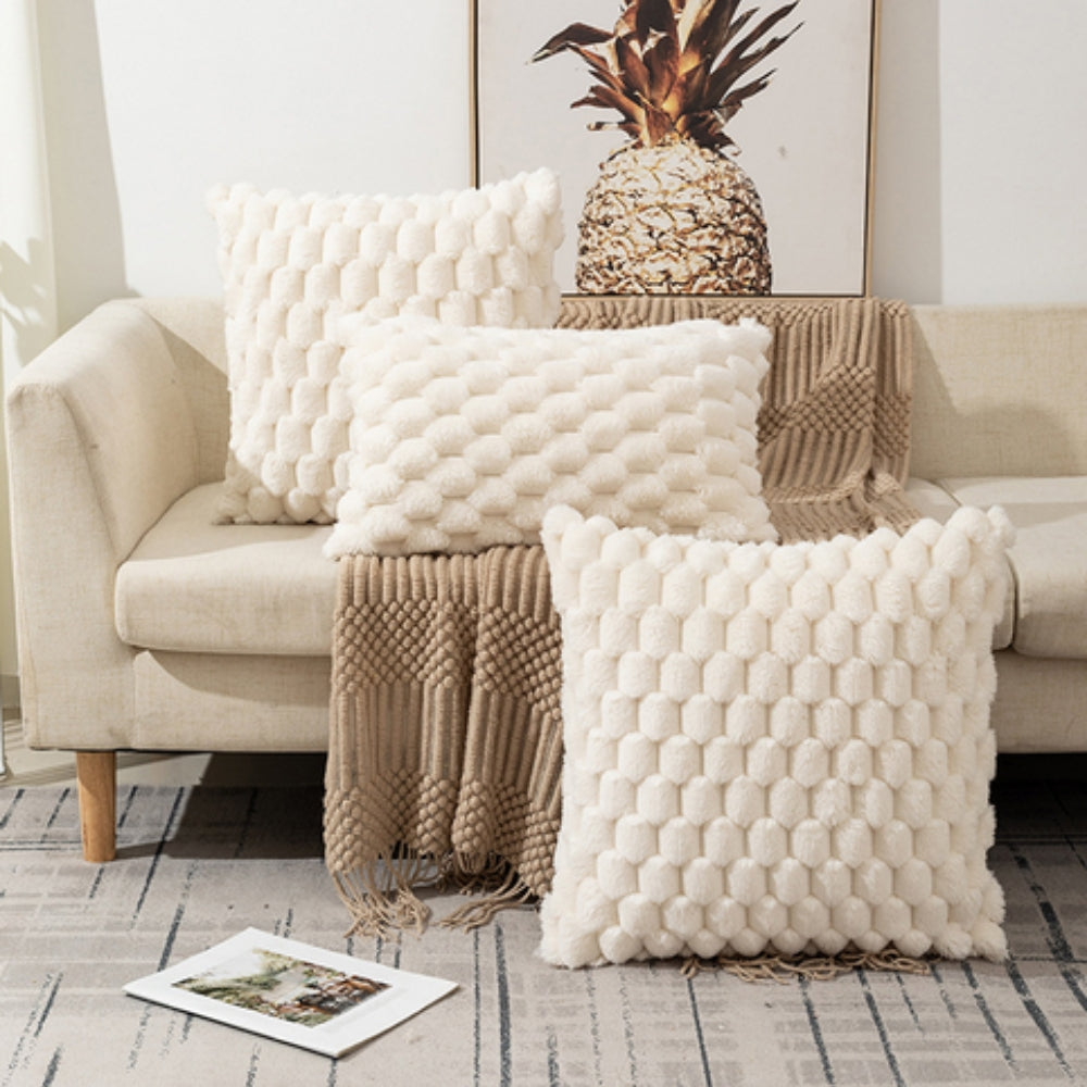 CloudLuxe – Soft Marshmallow Pillowcase with Luxurious 3D Texture