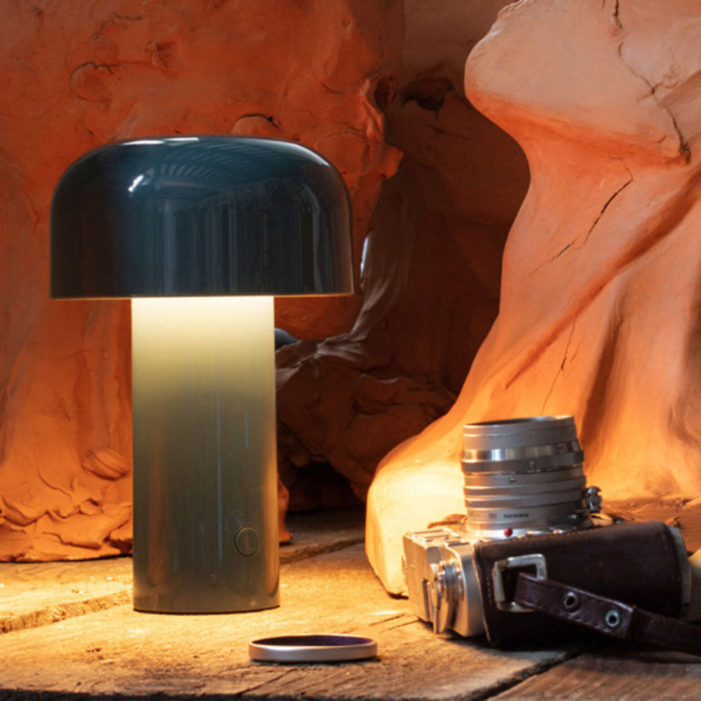 MushLuxe – Cordless Table Lamp with Mushroom Design for Cozy Corners