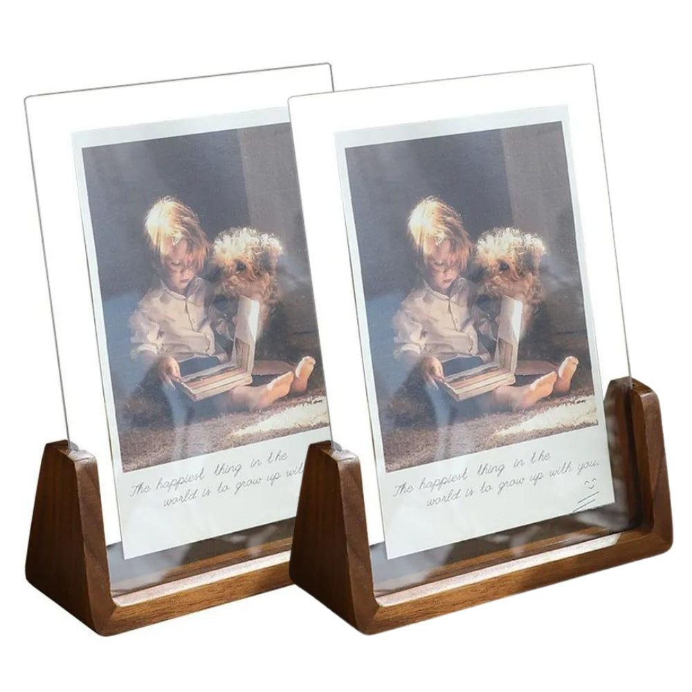 LumiOak Elegant Walnut Photo Frame – Timeless Luxury for Your Most Beautiful Memories